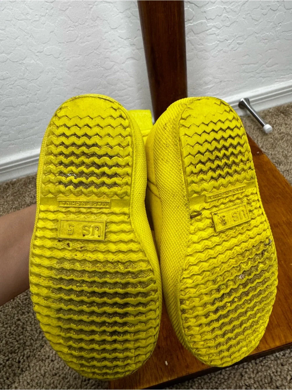 Hunter Kids Yellow Finley Rain Boots